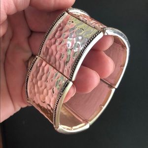 Silver stretch bracelet